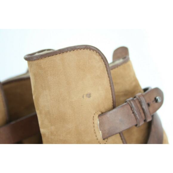 Rag & Bone Brown Suede Kinsey Cap Toe Ankle Boots Size 35 New Heels Women's Sz - Picture 4 of 12